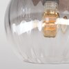 Koyoto lampa sufitowa, kula świetlna kolory naturalne, czarny, 3-punktowe