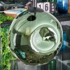 Ripoll lampa wisząca, kula świetlna, lampa wisząca kaskadowa niebeieski, złoty, zielony, 4-punktowe