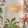 Cavaca lampa stojąca, lampa podłogowa łukowa mosiądz, czarny, 1-punktowy