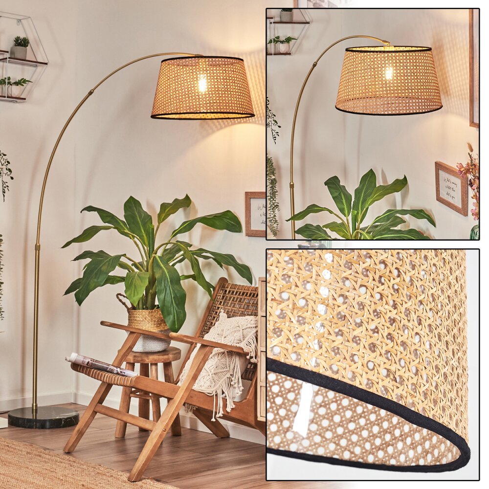 Ramila Lampa stojąca Mosiądz, Czarny, 1-punktowy main product photo