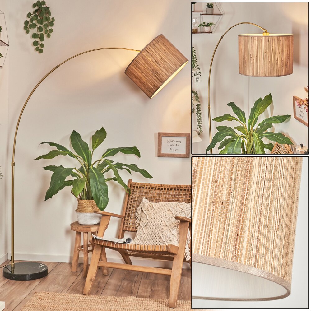 Bongal Lampa stojąca Mosiądz, Czarny, 1-punktowy main product photo