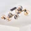 Koyoto Lampa sufitowa, Kula świetlna Złoty, Czarny, 10-punktowe