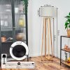 Soungou lampa stojąca chrom, kolory naturalne, 1-punktowy