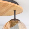Koyoto lampa sufitowa, kula świetlna kolory naturalne, czarny, 3-punktowe