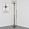 Naofe kandelabr, słupek ogrodowy złoty, czarny, 1-punktowy