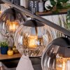 Koyoto lampa wisząca, kula świetlna, lampa wisząca bursztynowy, przezroczysty, przydymiony, 4-punktowe
