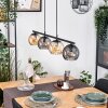 Koyoto Lampa wisząca, Kula świetlna, Lampa wisząca W kolorze bursztynu, Przydymiony, 4-punktowe