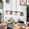 Koyoto Lampa wisząca, Kula świetlna, Lampa wisząca W kolorze bursztynu, Przydymiony, 4-punktowe