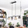 Koyoto Lampa wisząca, Kula świetlna, Lampa wisząca W kolorze bursztynu, Przydymiony, 4-punktowe