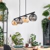 Koyoto Lampa wisząca, Kula świetlna, Lampa wisząca W kolorze bursztynu, Przydymiony, 4-punktowe