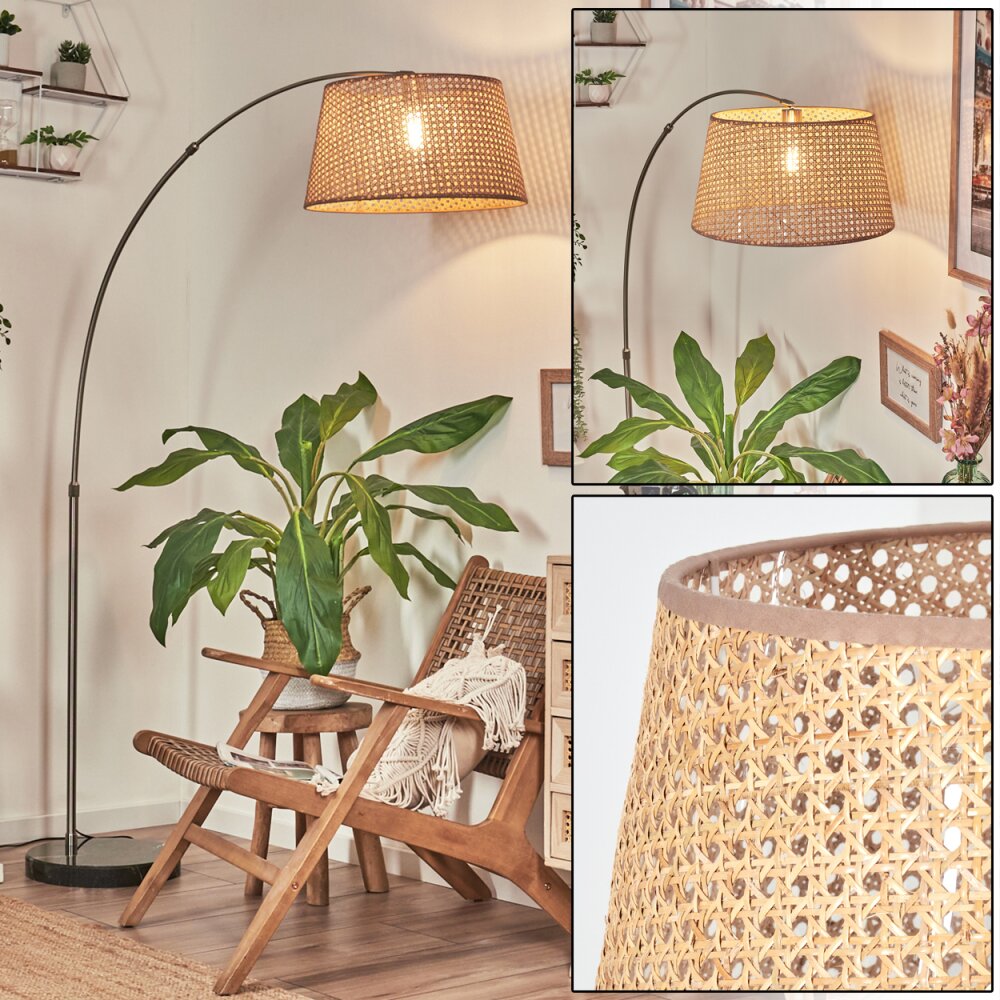 Barcos Lampa stojąca Nikiel matowy, Czarny, 1-punktowy main product photo