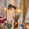 Geira Spot sufitowy, Lampa ścienna, Spot ścienny Czarny, 1-punktowy