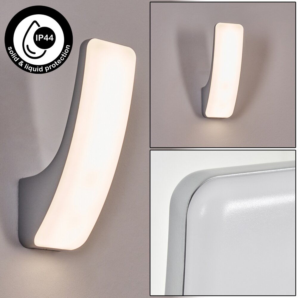 Gilan Zewnętrzny kinkiet, Lampa ścienna LED Srebrny, 1-punktowy main product photo