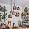 Ripoll Lampa wisząca, Kula świetlna, Lampa wisząca Przydymiony, 6-punktowe