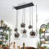 Ripoll Lampa wisząca, Kula świetlna, Lampa wisząca Przydymiony, 6-punktowe