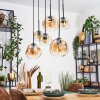 Ripoll Lampa wisząca, Kula świetlna, Lampa wisząca W kolorze bursztynu, Przezroczysty, 6-punktowe