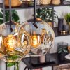 Ripoll Lampa wisząca, Kula świetlna, Lampa wisząca W kolorze bursztynu, Przezroczysty, 6-punktowe