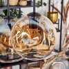 Ripoll lampa wisząca, kula świetlna, lampa wisząca bursztynowy, przezroczysty, 6-punktowe