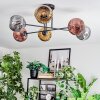 Ripoll Lampa sufitowa, Kula świetlna Chrom, Złoty, W kolorze miedzi, Przydymiony, 6-punktowe