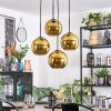 Koyoto Lampa wisząca, Kula świetlna, Lampa wiszącego klastra Złoty, 4-punktowe