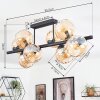 Koyoto lampa sufitowa, kula świetlna bursztynowy, 8-punktowe