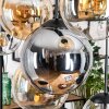 Gastor Lampa wisząca, Kula świetlna, Lampa wisząca W kolorze bursztynu, Chrom, Przezroczysty, Przydymiony, 8-punktowe
