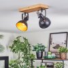 Hagan Lampa sufitowa, Spot sufitowy Chrom, Ecru, Czarny, 2-punktowe