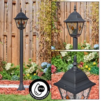 Naofe słupek ogrodowy czarny, 1-punktowy