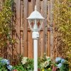 Naofe słupek ogrodowy biały, 1-punktowy, Czujnik ruchu