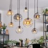 Ripoll lampa wisząca, kula świetlna, lampa wisząca bursztynowy, przezroczysty, przydymiony, 8-punktowe