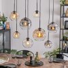 Ripoll Lampa wisząca, Kula świetlna, Lampa wisząca W kolorze bursztynu, Przezroczysty, Przydymiony, 8-punktowe