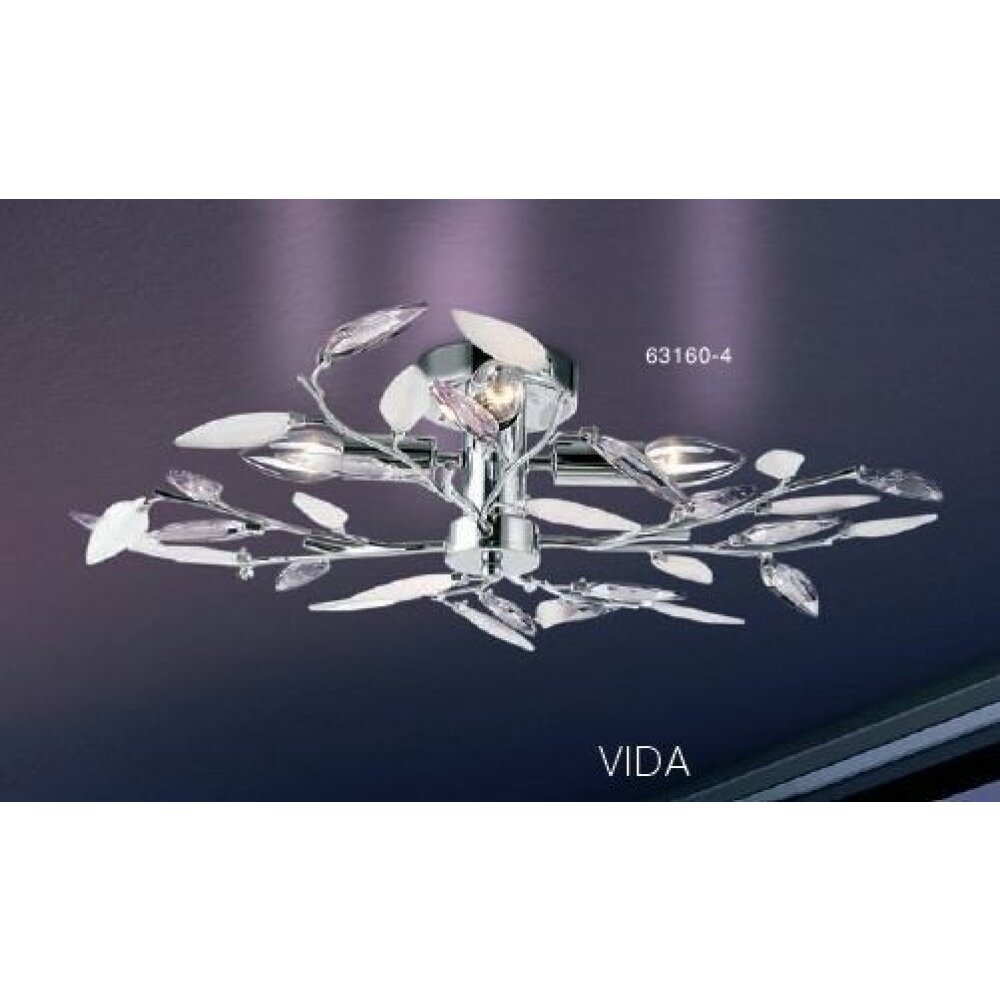 Globo VIDA lampa sufitowa Chrom, 4-punktowe main product photo