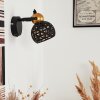 Gomsrud Lampa ścienna Czarny, 1-punktowy