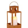 Globo Lampa solarna LED Rdzawy, 1-punktowy