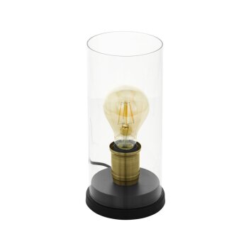 EGLO SMYRTON Lampa stołowa Czarny, 1-punktowy
