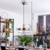Lakewood Lampa Wisząca Ciemnobrązowy, Nikiel matowy, 1-punktowy