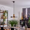 Lakewood Lampa Wisząca Ciemnobrązowy, Nikiel matowy, 1-punktowy