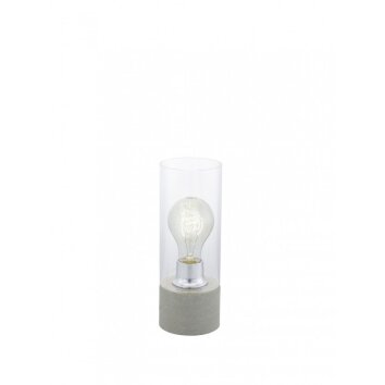 Eglo TORVISCO 1 lampa stołowa Szary, 1-punktowy