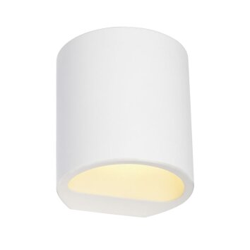 SLV PLASTRA Lampa ścienna Biały, 1-punktowy