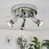 Morges Lampa Sufitowa Chrom, 3-punktowe