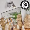 Morges Lampa ścienna LED Chrom, 1-punktowy