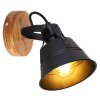 Globo GÜNTHER Lampa ścienna Czarny, 1-punktowy