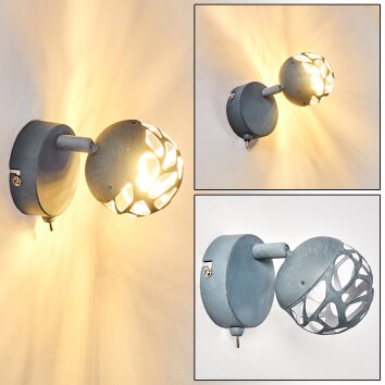 Covane Lampa ścienna LED Szary, 1-punktowy