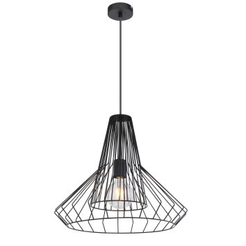 Globo CAVIA Lampa Wisząca Czarny, 1-punktowy