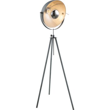 Globo MIRAM Lampa Stojąca Szary, 1-punktowy