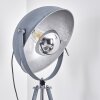 Bagdad Lampa Stojąca Niebeieski, Chrom, Szary, 1-punktowy