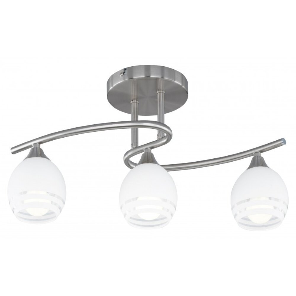 Trio 6056 lampa sufitowa Chrom, Nikiel matowy, 3-punktowe main product photo