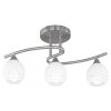 Trio 6056 lampa sufitowa Chrom, Nikiel matowy, 3-punktowe