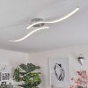 Mohlin Lampa Sufitowa LED nikiel, Biały, 2-punktowe