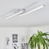 Correas Lampa Sufitowa LED Aluminium, 2-punktowe